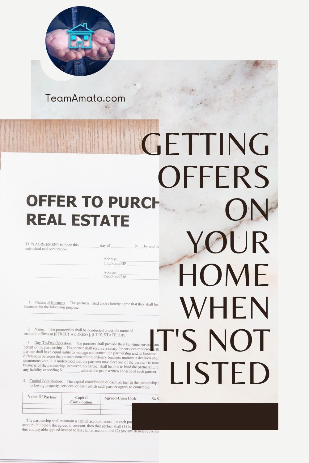 Getting Offers on Your Home When Its Not Listed
